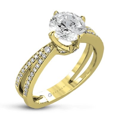 ZEGHANI - ZR1244 Dragon's Claw ZEGHANI Engagement Ring Birmingham Jewelry 