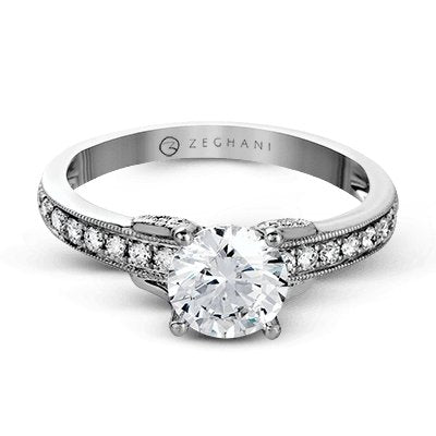 ZEGHANI - ZR1248 ZEGHANI Engagement Ring Birmingham Jewelry 