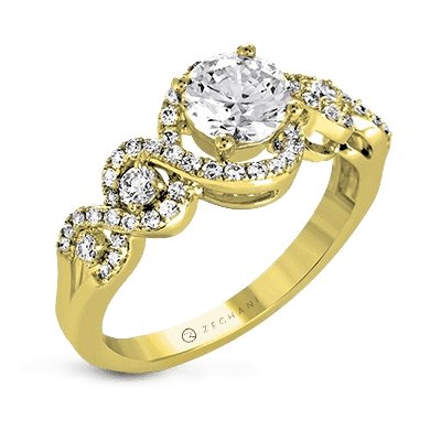 ZEGHANI - ZR1274 Macau ZEGHANI Engagement Ring Birmingham Jewelry 