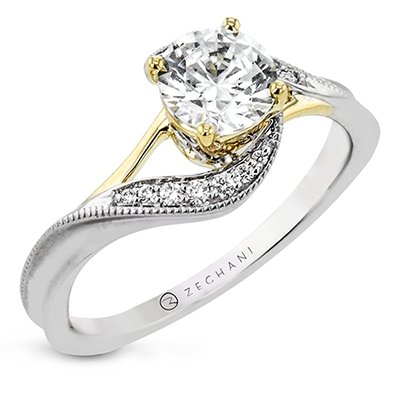 ZEGHANI - ZR2309 ZEGHANI Engagement Ring Birmingham Jewelry 