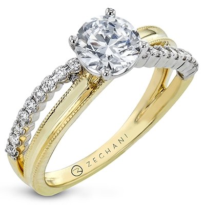 ZEGHANI - ZR2314 ZEGHANI Engagement Ring Birmingham Jewelry 