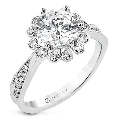 ZEGHANI - ZR2337 ZEGHANI Engagement Ring Birmingham Jewelry 