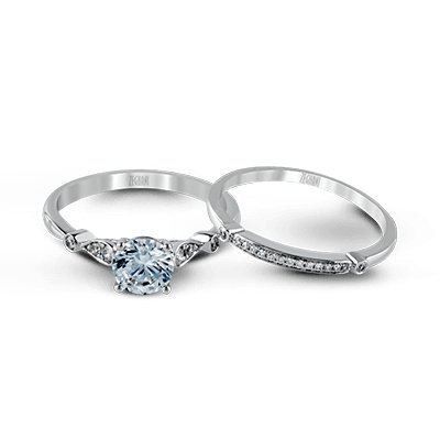 ZEGHANI - ZR397 Star Of Bali (Set) ZEGHANI Engagement Ring Set Birmingham Jewelry 