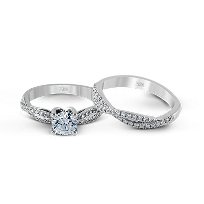 ZEGHANI - ZR717 Myrtle (Set) ZEGHANI Engagement Ring Set Birmingham Jewelry 