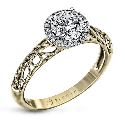ZEGHANI - ZR826 Winter Ivy ZEGHANI Engagement Ring Birmingham Jewelry 