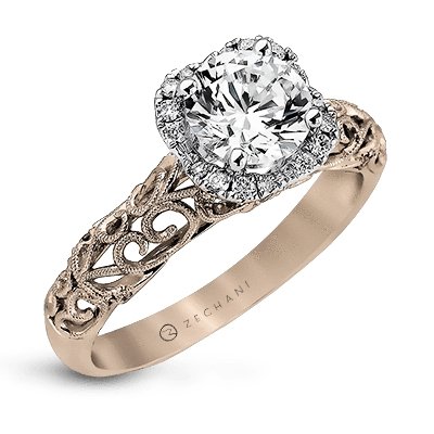 ZEGHANI - ZR914 Winter Ivy ZEGHANI Engagement Ring Birmingham Jewelry 