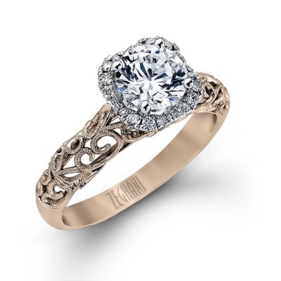 ZEGHANI - ZR914 Winter Ivy ZEGHANI Engagement Ring Birmingham Jewelry 