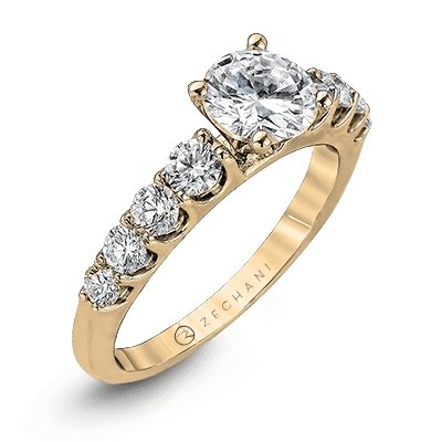 ZEGHANI - ZR984 Monte Carlo ZEGHANI Engagement Ring Birmingham Jewelry 